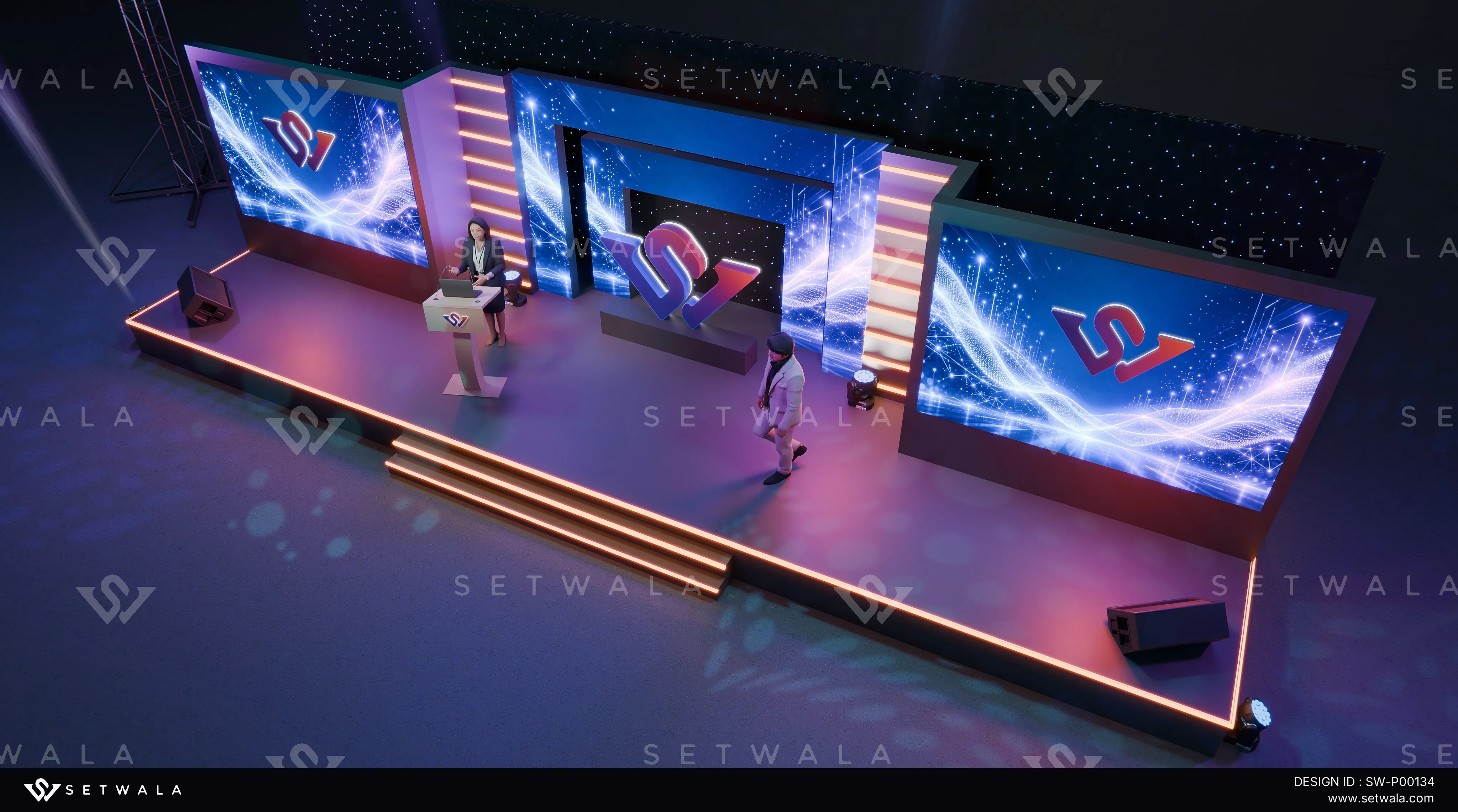 Infinity Stage Corporate Conference Stage – Infinity Portal Stage — Setwala