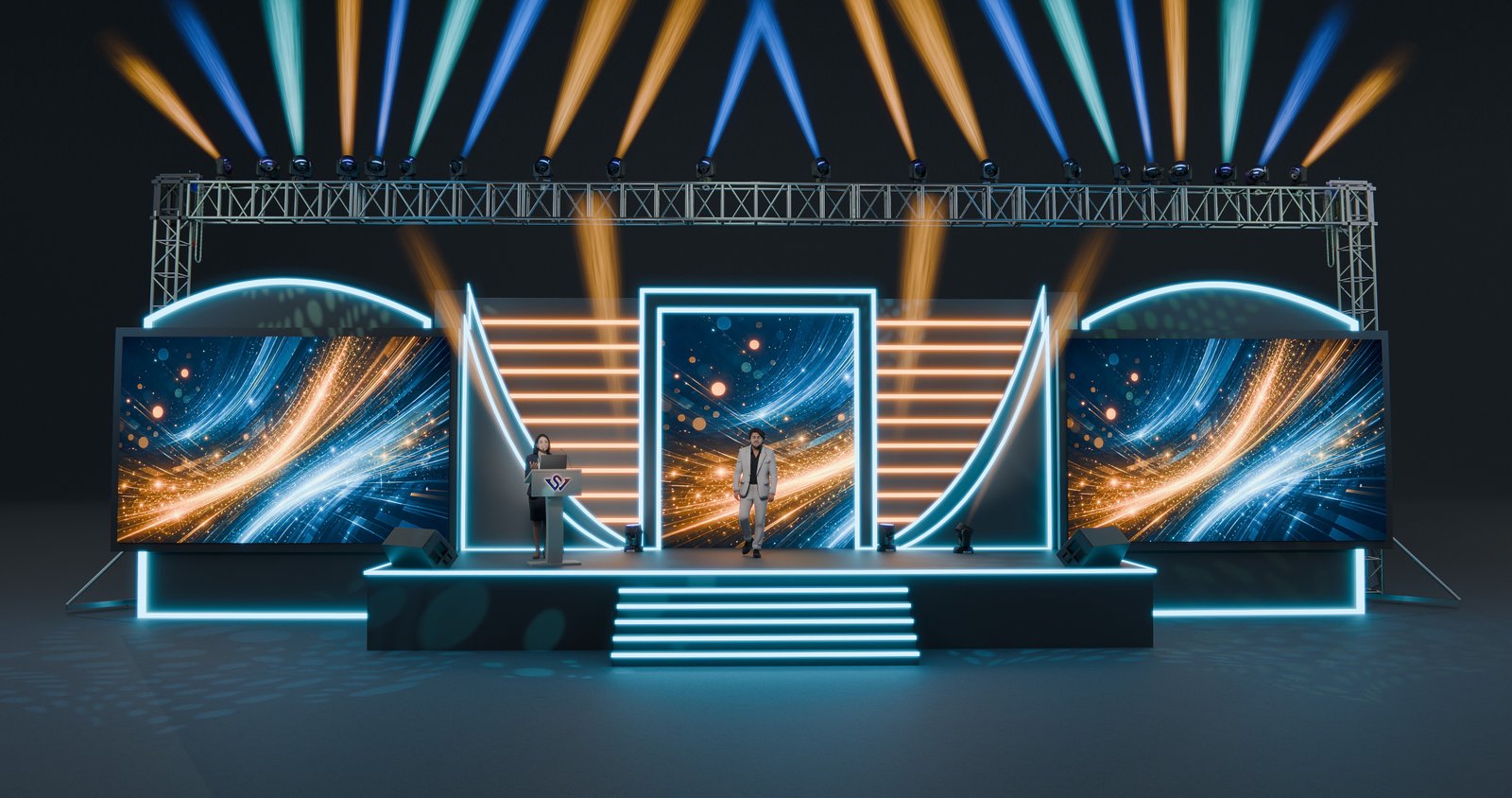 AuroraWave Event Stage