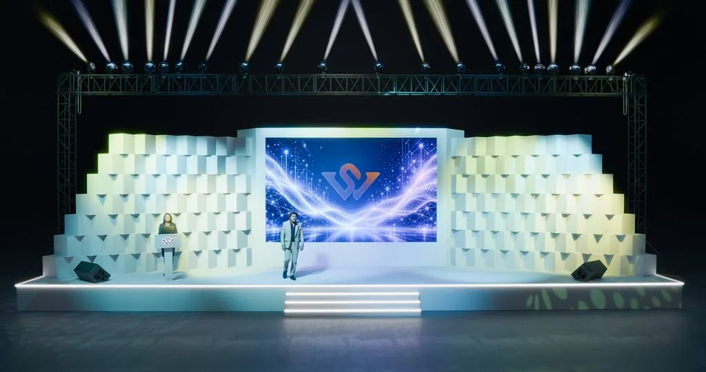 Corporate Conference Stage – Prism Matrix Stage