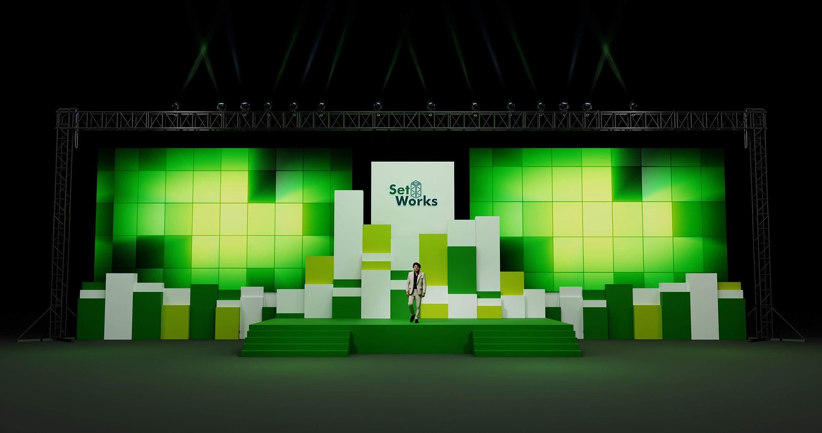 CubeScape Live Stage Design