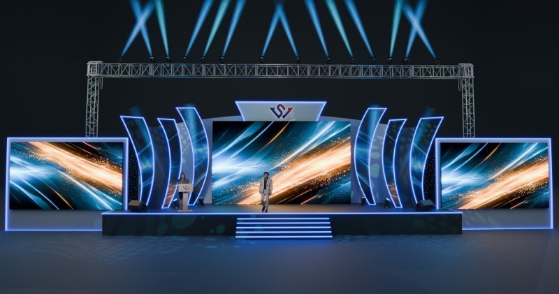 LuminaWave Event Stage