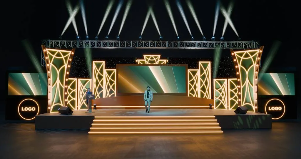 Luxury Awards & Gala Event Stage – Grand Luminaire Series